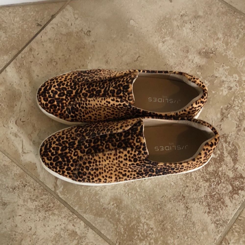 J slides platform sneakers